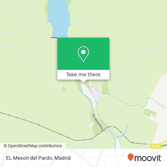 EL Meson del Pardo map