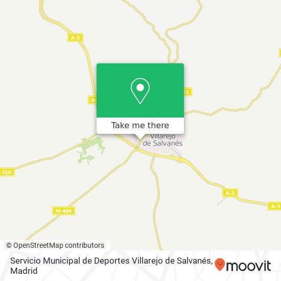 Servicio Municipal de Deportes Villarejo de Salvanés map