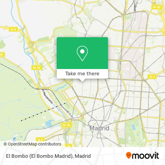 mapa El Bombo (El Bombo Madrid)
