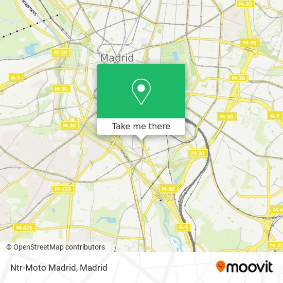 mapa Ntr-Moto Madrid