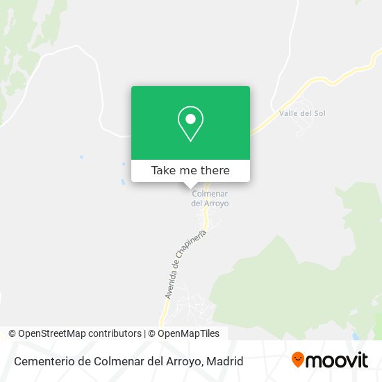 mapa Cementerio de Colmenar del Arroyo