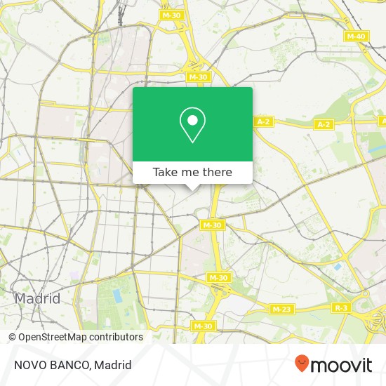 NOVO BANCO map