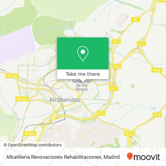 Albañileria Renovaciones Rehabilitaciones map
