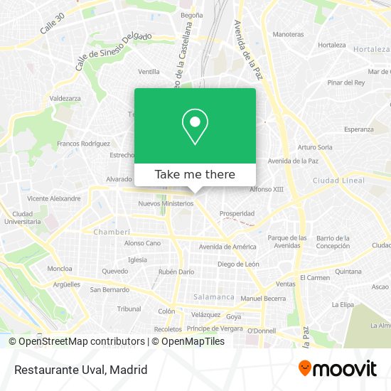 mapa Restaurante Uval