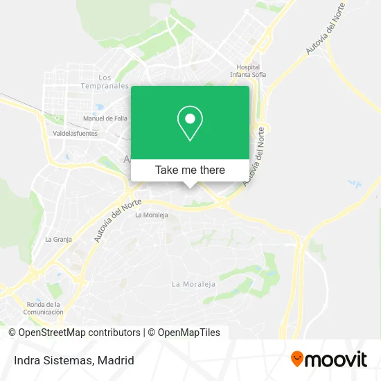 Indra Sistemas map
