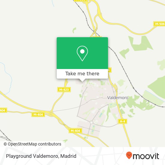 Playground Valdemoro map