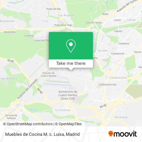 Muebles de Cocina M. c. Luisa map