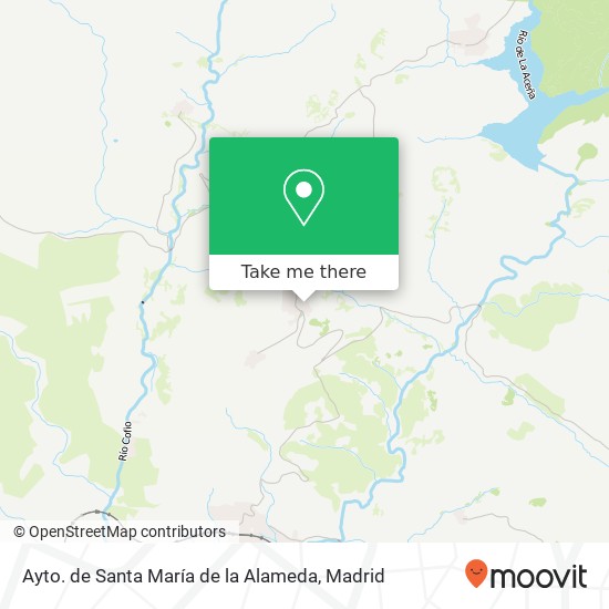 Ayto. de Santa María de la Alameda map