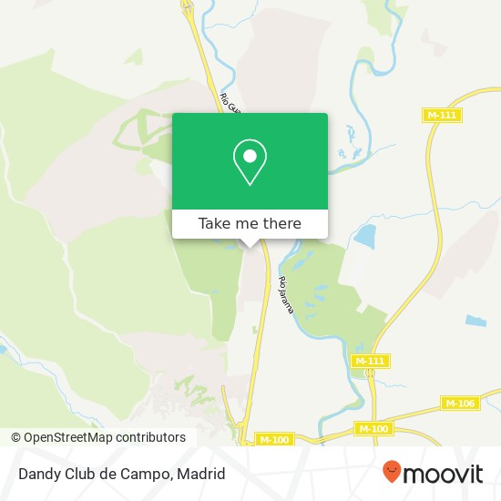 Dandy Club de Campo map