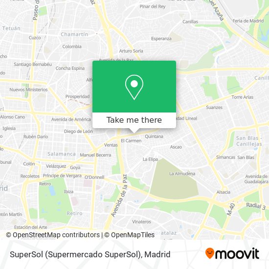 SuperSol (Supermercado SuperSol) map