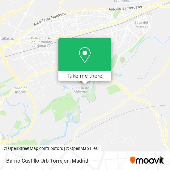 Barrio Castillo Urb Torrejon map