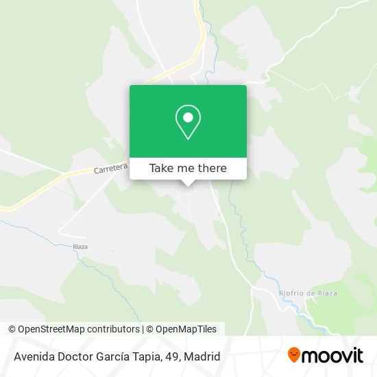 Avenida Doctor García Tapia, 49 map