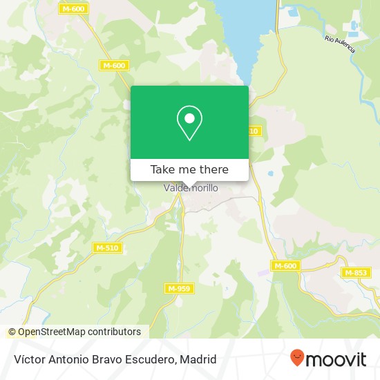 Víctor Antonio Bravo Escudero map