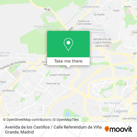 Avenida de los Castillos / Calle Referéndum de Viña Grande map