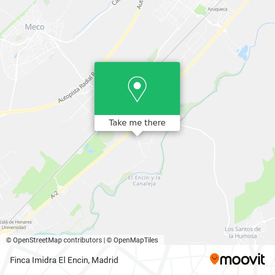 Finca Imidra El Encin map