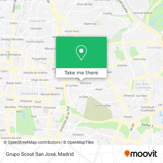 Grupo Scout San José map