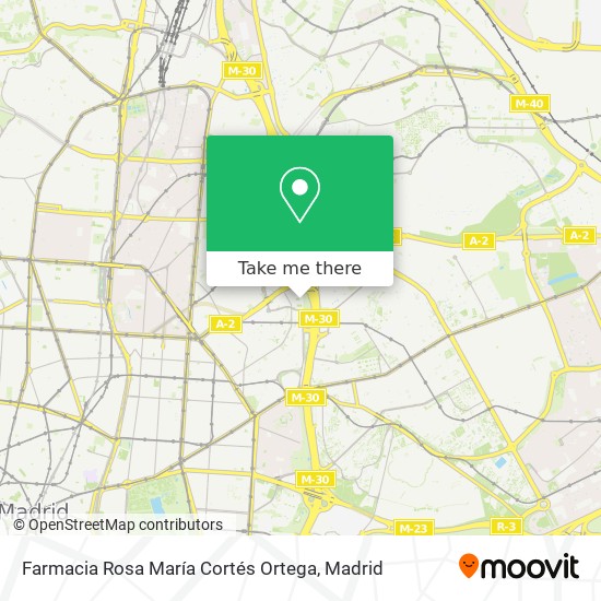 Farmacia Rosa María Cortés Ortega map