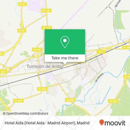 Hotel Aida (Hotel Aida - Madrid Airport) map