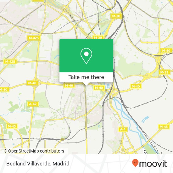 mapa Bedland Villaverde