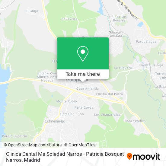 Clinica Dental Ma Soledad Narros - Patricia Bosquet Narros map