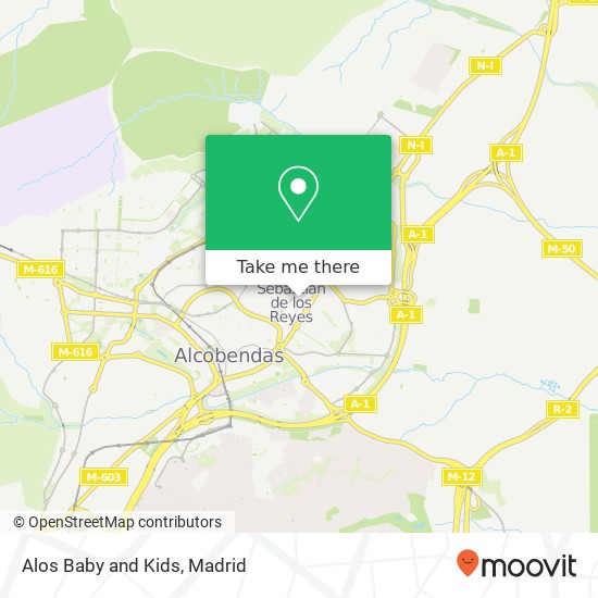 Alos Baby and Kids map