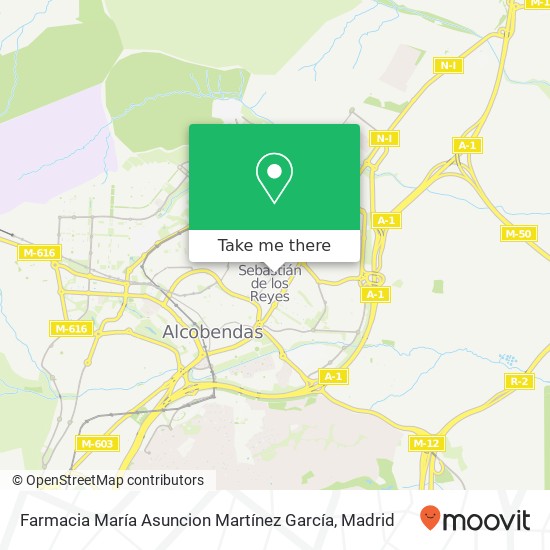 Farmacia María Asuncion Martínez García map