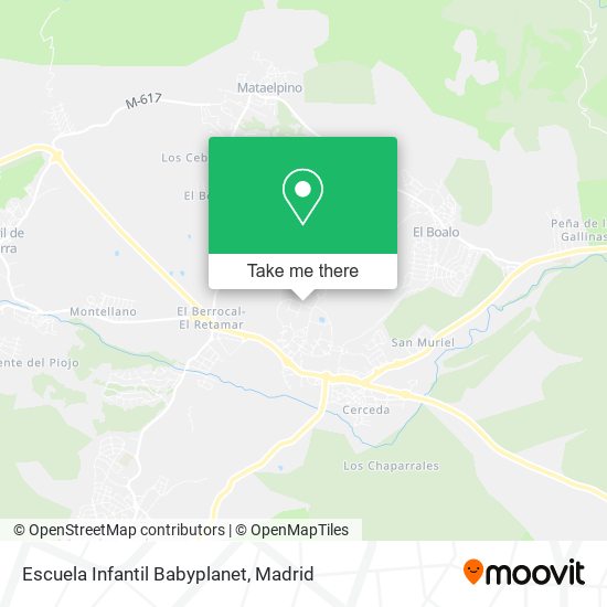 Escuela Infantil Babyplanet map