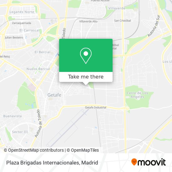 Plaza Brigadas Internacionales map