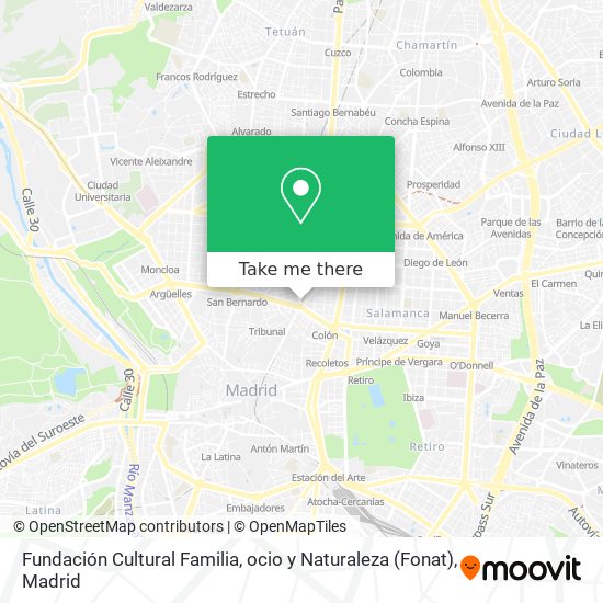 Fundación Cultural Familia, ocio y Naturaleza (Fonat) map