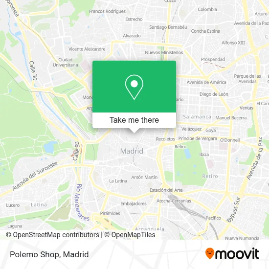 Polemo Shop map