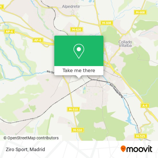 Ziro Sport map