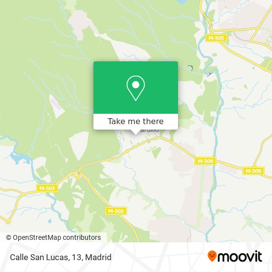 Calle San Lucas, 13 map