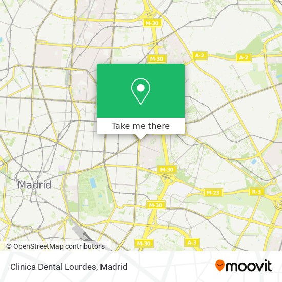 Clinica Dental Lourdes map