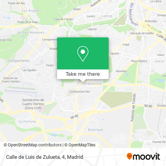 Calle de Luis de Zulueta, 4 map