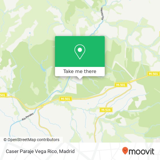 Caser Paraje Vega Rico map