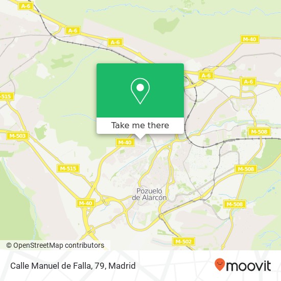 Calle Manuel de Falla, 79 map