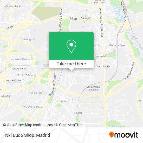 Nkl Budo Shop map