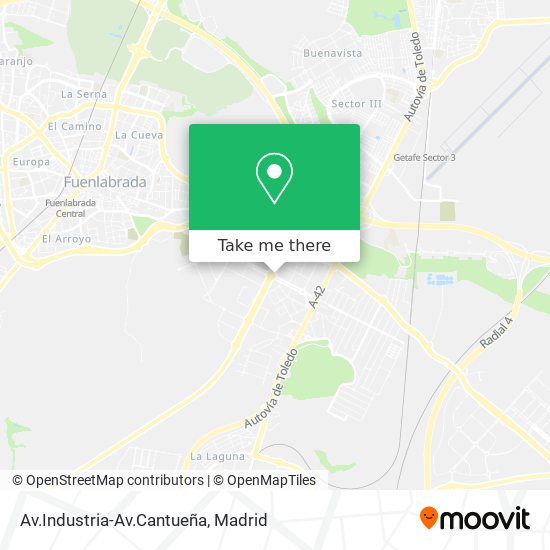 mapa Av.Industria-Av.Cantueña