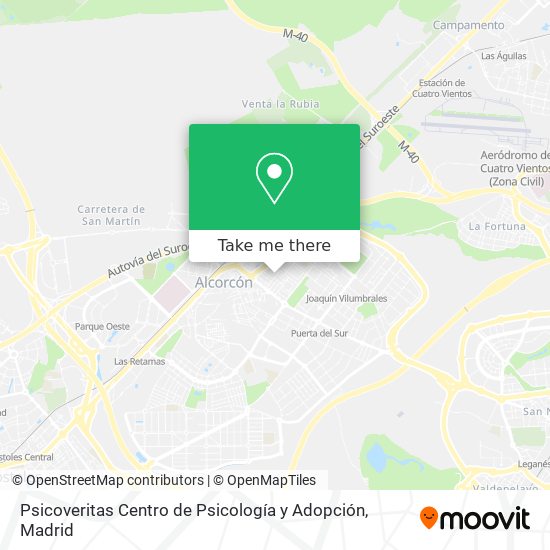 Psicoveritas Centro de Psicología y Adopción map