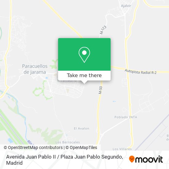 Avenida Juan Pablo II / Plaza Juan Pablo Segundo map