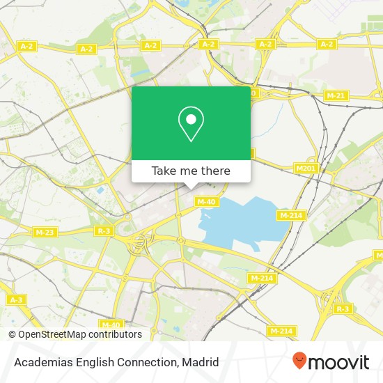 mapa Academias English Connection