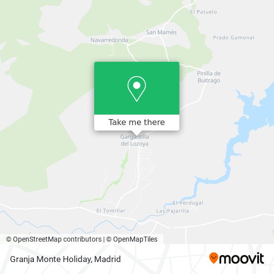 Granja Monte Holiday map