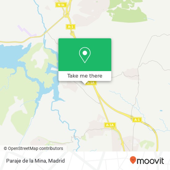 Paraje de la Mina map