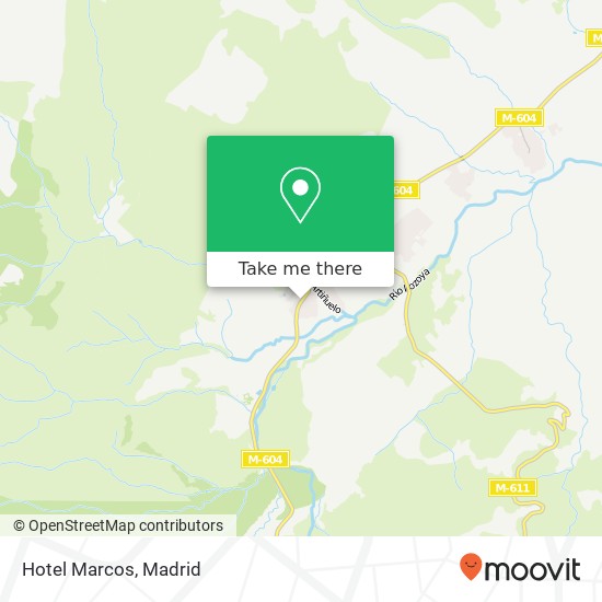 Hotel Marcos map