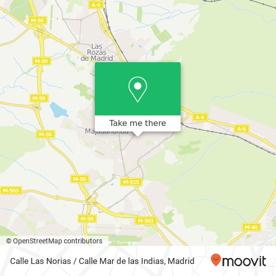 Calle Las Norias / Calle Mar de las Indias map