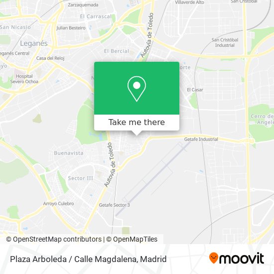 Plaza Arboleda / Calle Magdalena map