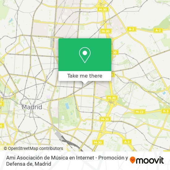 Ami Asociación de Música en Internet - Promoción y Defensa de map