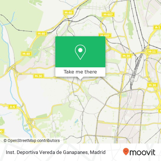 mapa Inst. Deportiva Vereda de Ganapanes