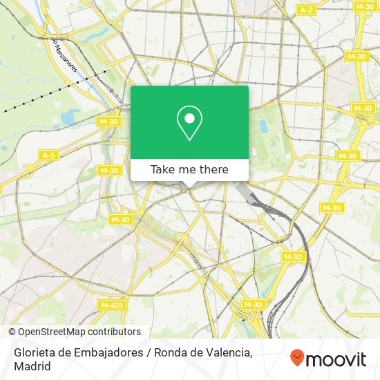 Glorieta de Embajadores / Ronda de Valencia map