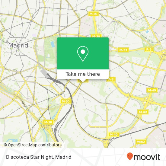 Discoteca Star Night map